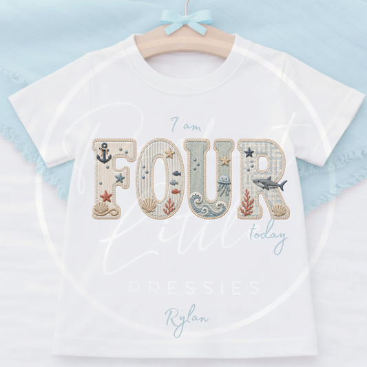 Kids - Birthday T-Shirt Seaside Designs