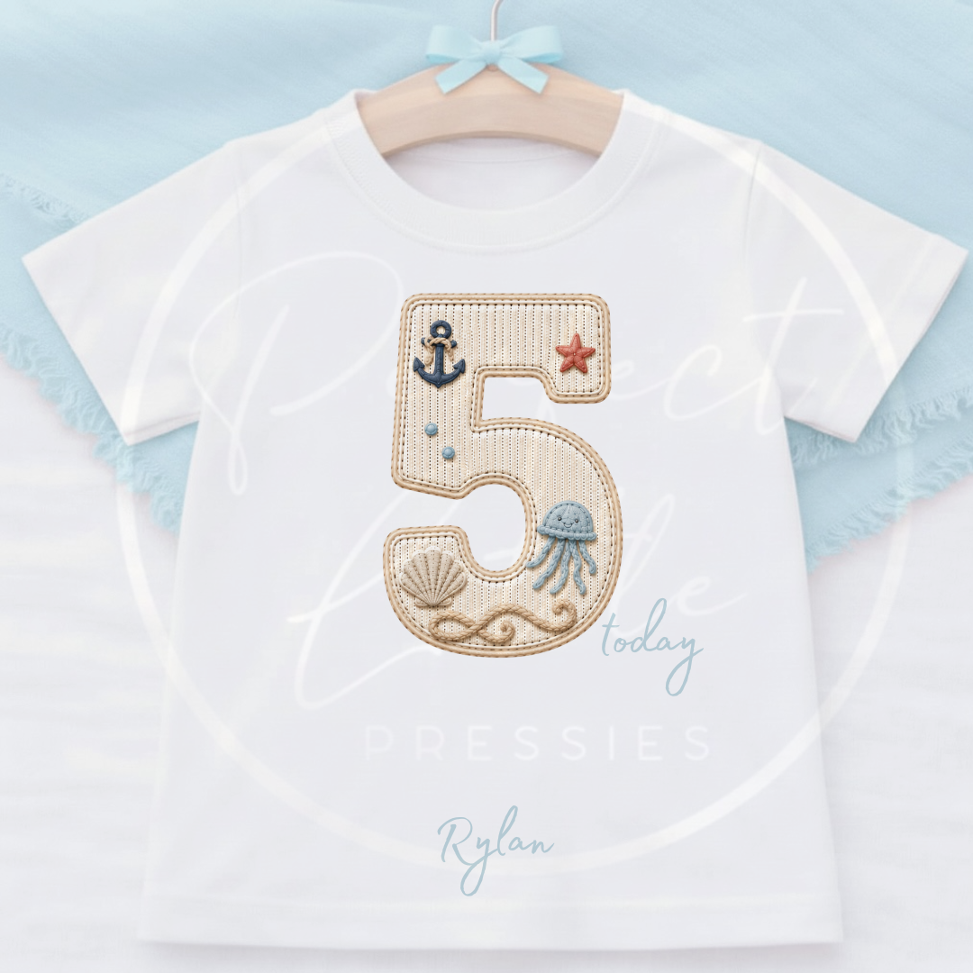 Kids - Birthday T-Shirt Seaside Designs