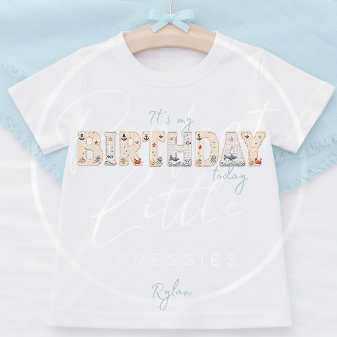 Kids - Birthday T-Shirt Seaside Designs