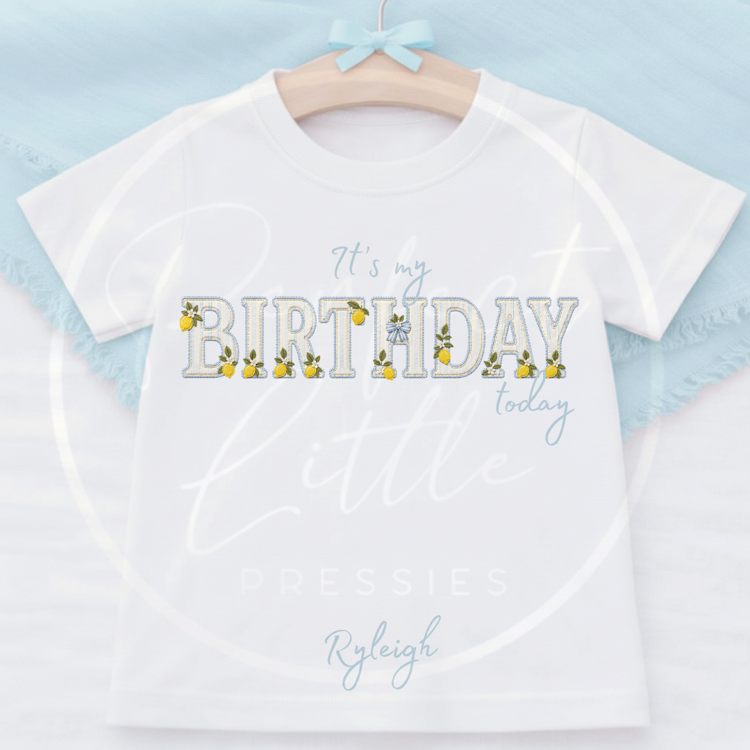 Kids - Birthday T-Shirt Lemon Designs