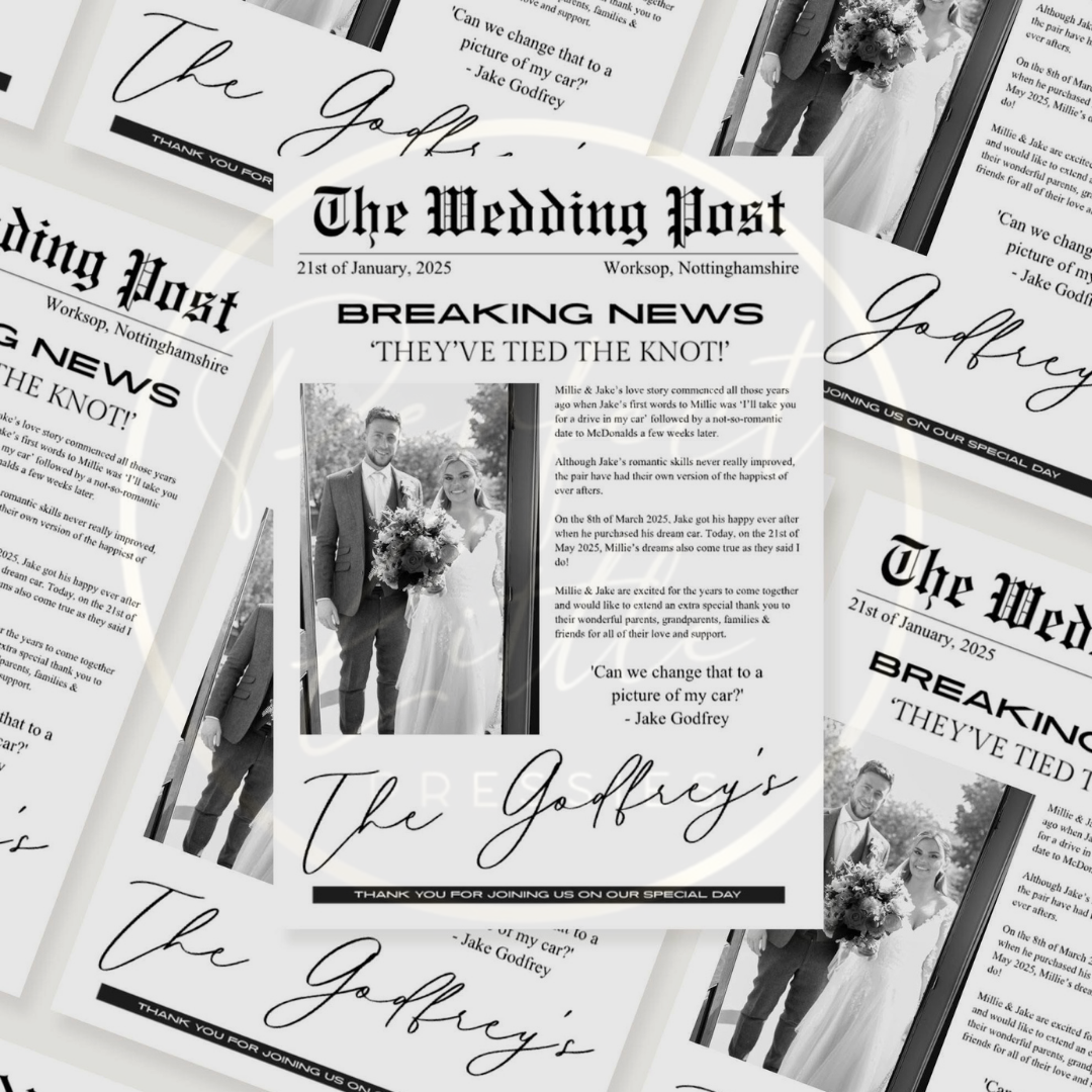 Custom Print - Occasion Newspaper