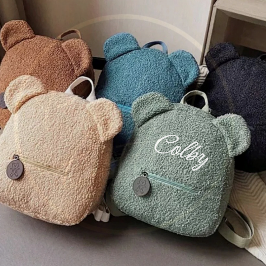 Fluffy Bear Backpack