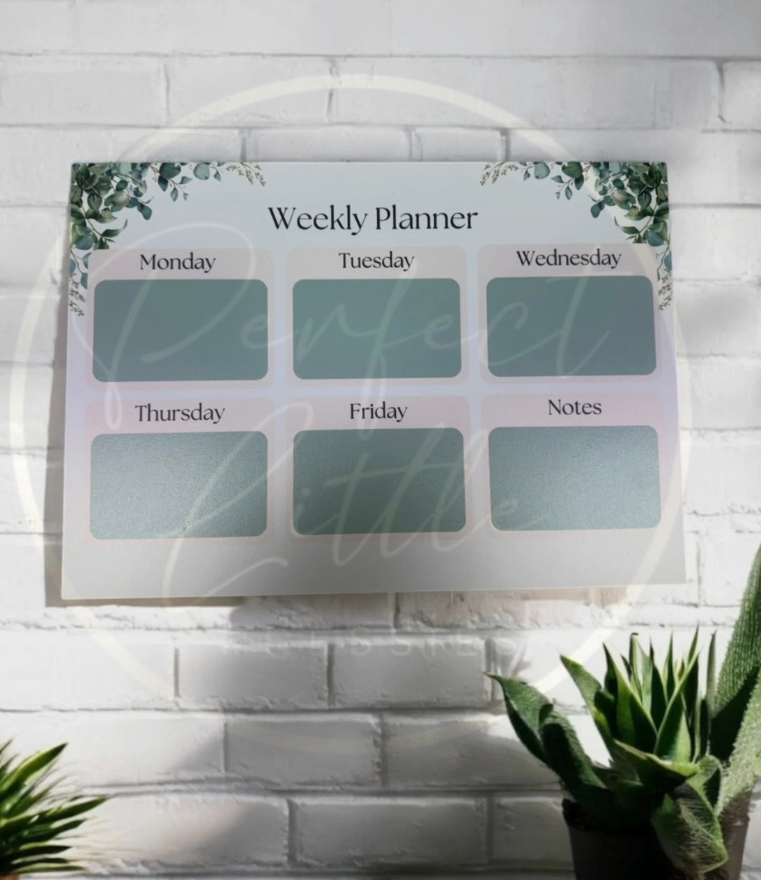 Weekly Planner - Acrylic Wall Sign