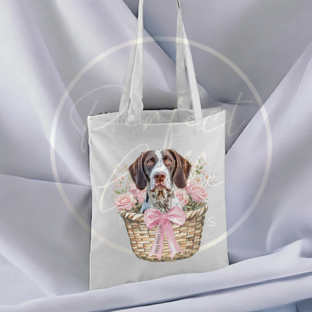 Mother's Day - Long Handle Tote Bag Dog Designs