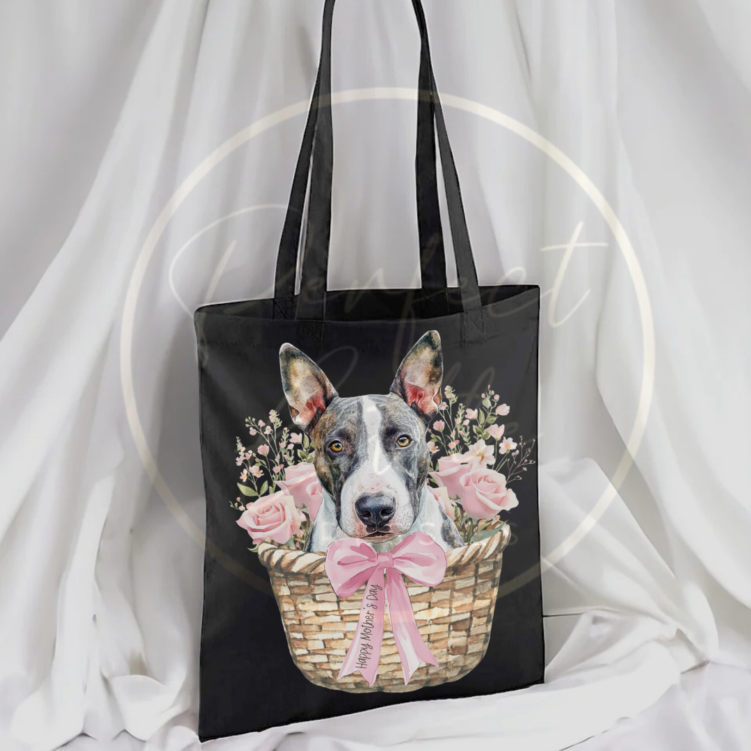 Mother's Day - Long Handle Tote Bag Dog Designs