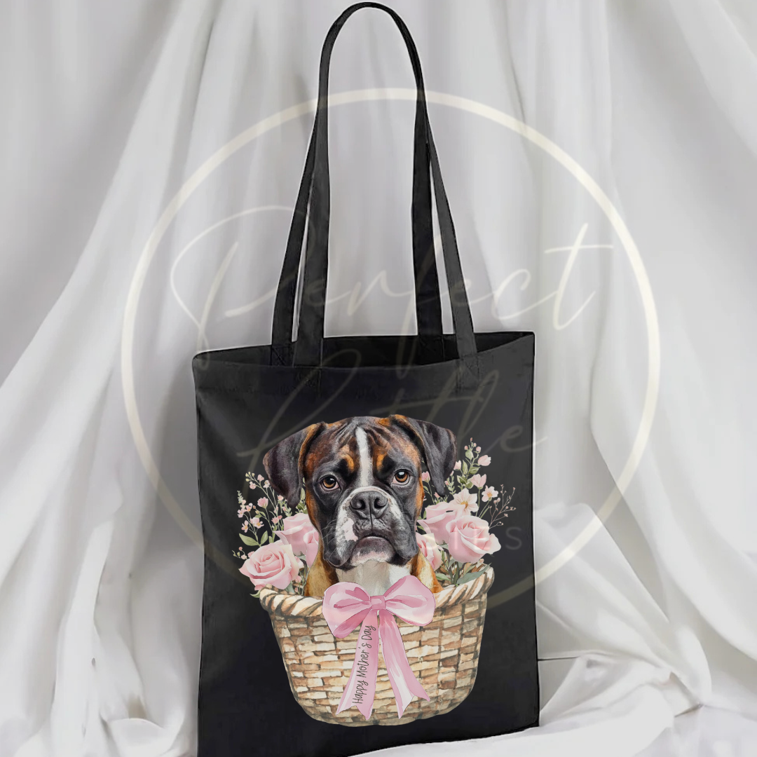 Mother's Day - Long Handle Tote Bag Dog Designs