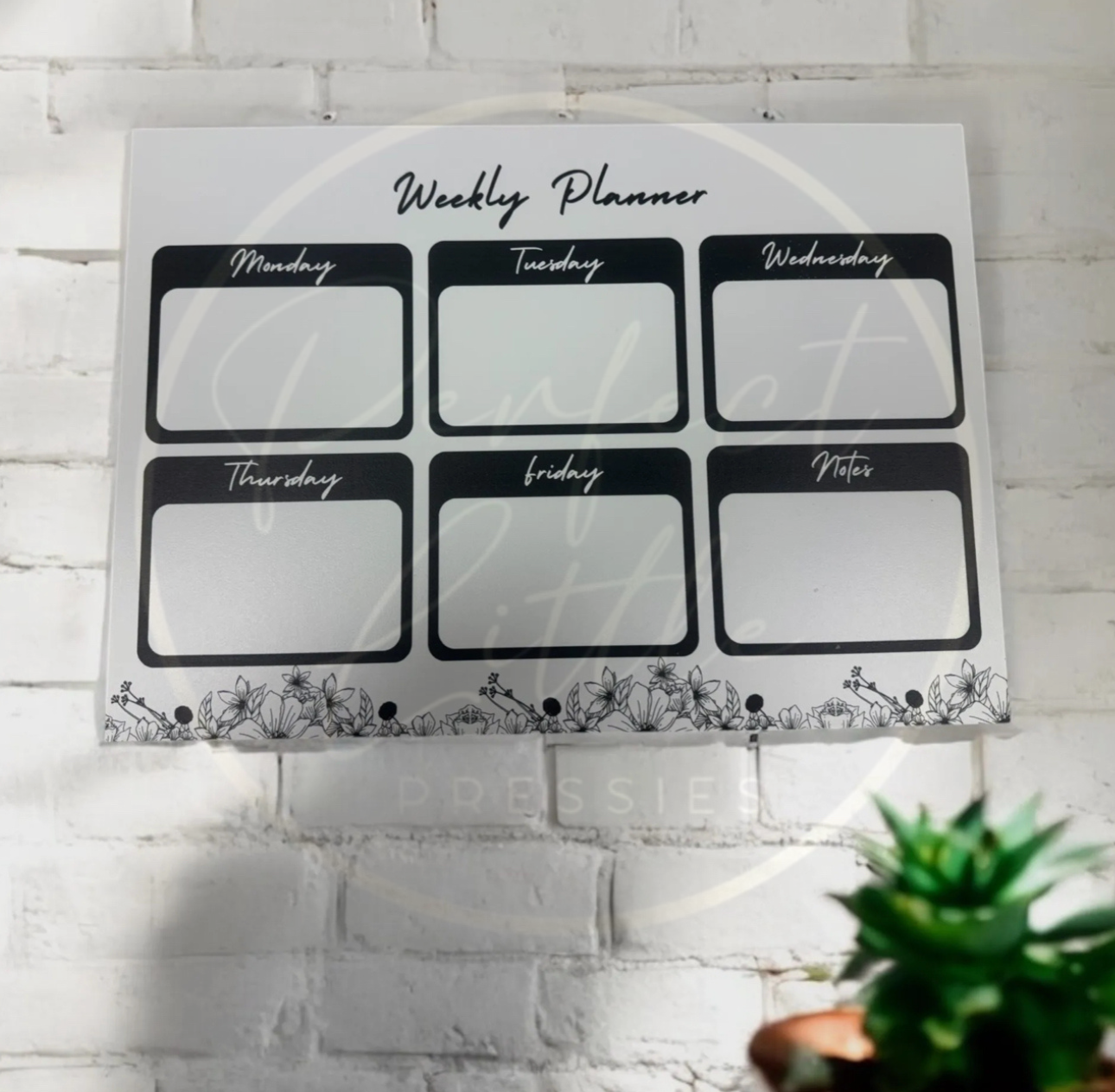 Weekly Planner - Acrylic Wall Sign