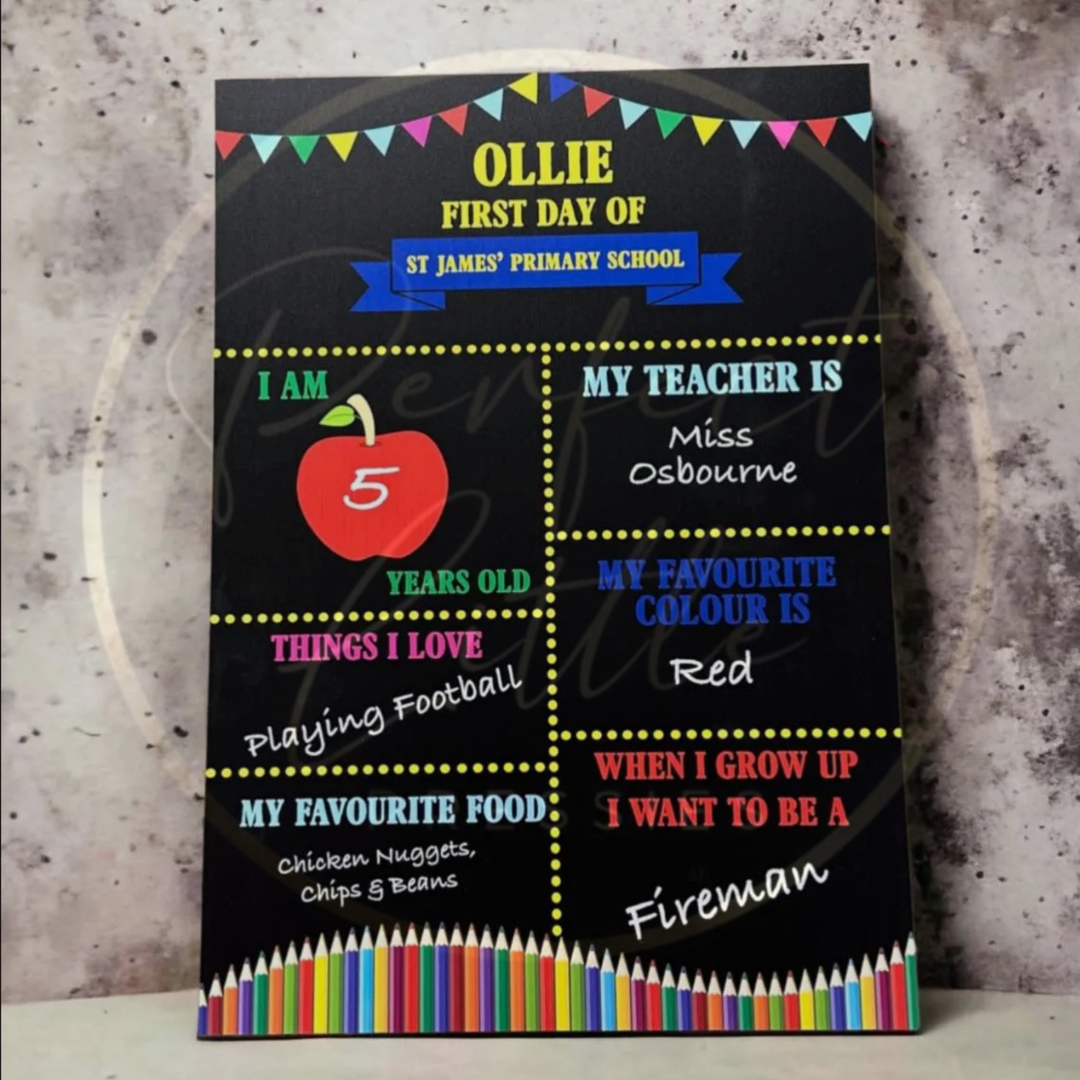 School - Back To School Pencil Design