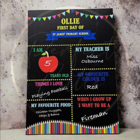 School - Back To School Pencil Design