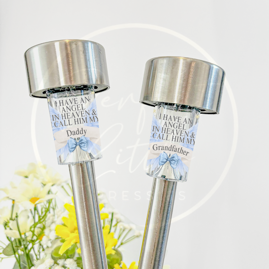 Memorial Solar Light Stake - Angel In Heaven