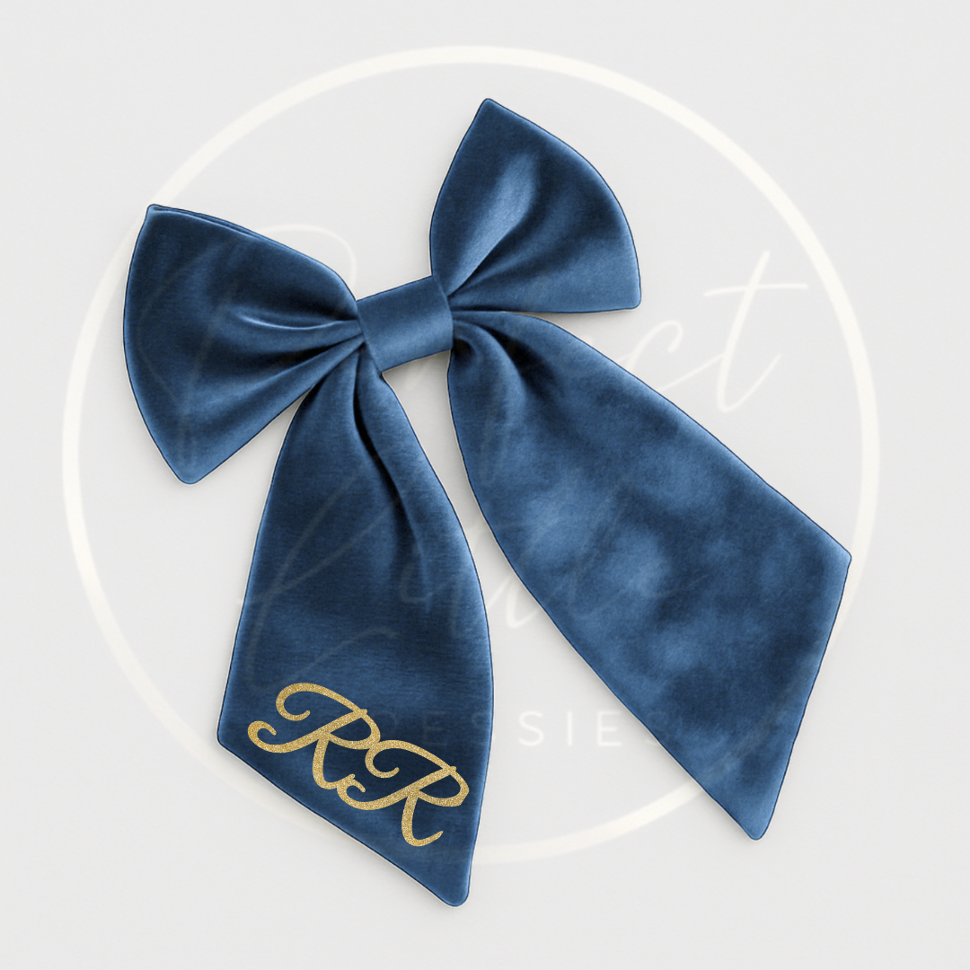 Christmas Hair Bows - XL Velvet