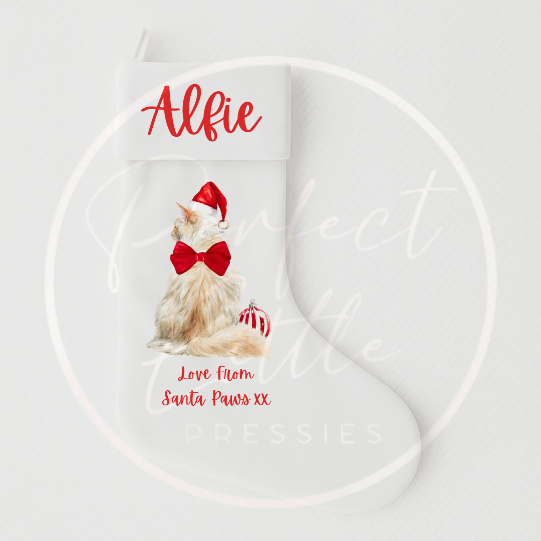Christmas Stocking - Cat Designs