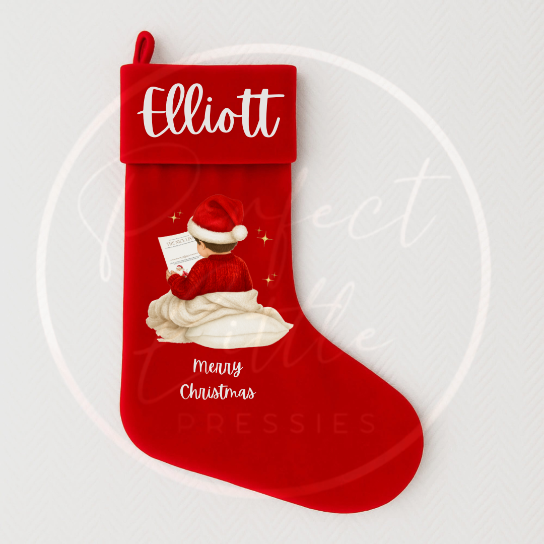 Christmas Stocking - Nice List Designs