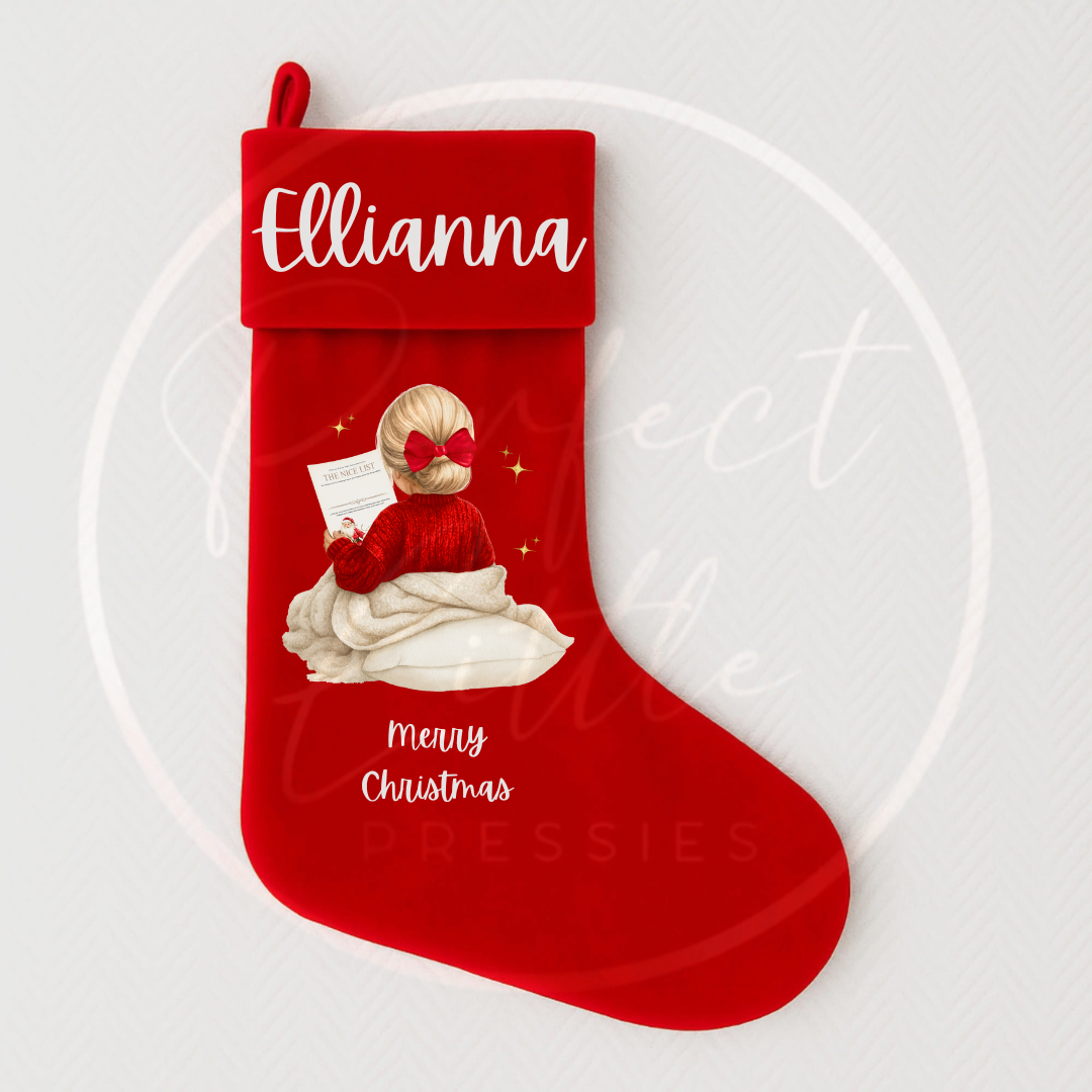 Christmas Stocking - Nice List Designs