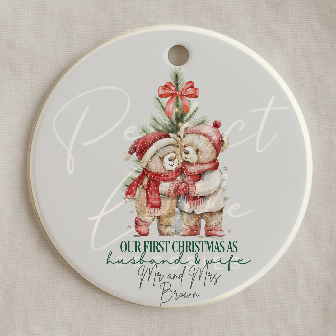 Christmas Decoration - 1st Christmas Husband/Wife