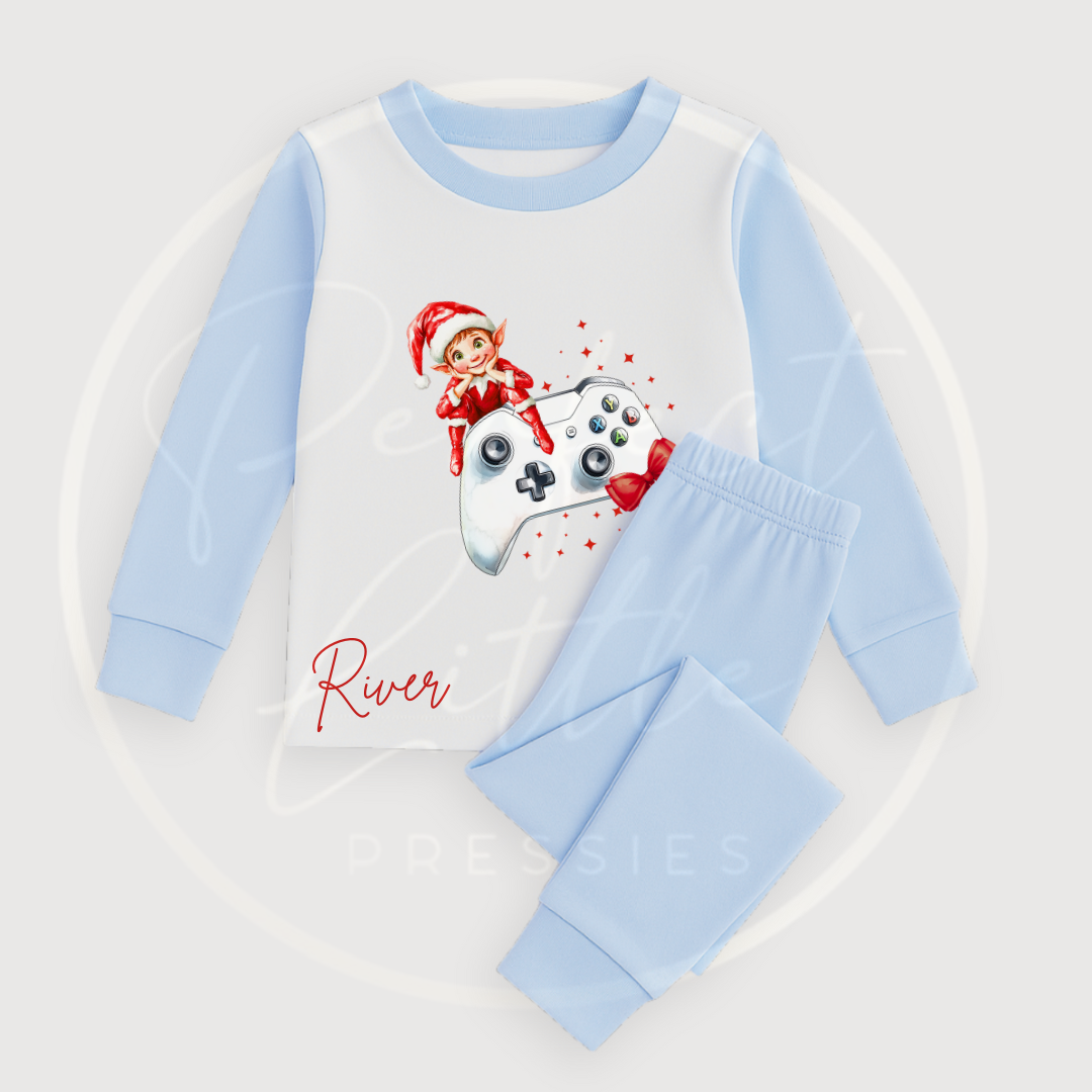 Christmas Pyjamas - Gamer Elf