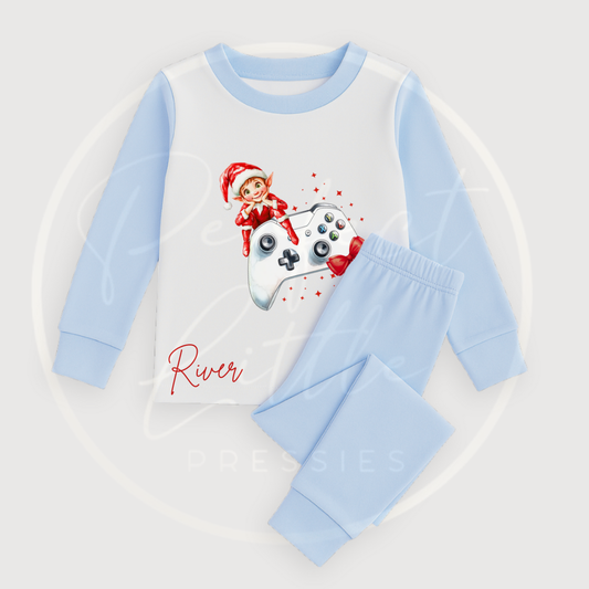 Christmas Pyjamas - Gamer Elf