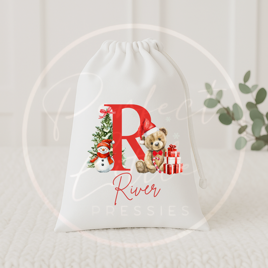 Christmas Drawstring Bag - Drawstring Bag