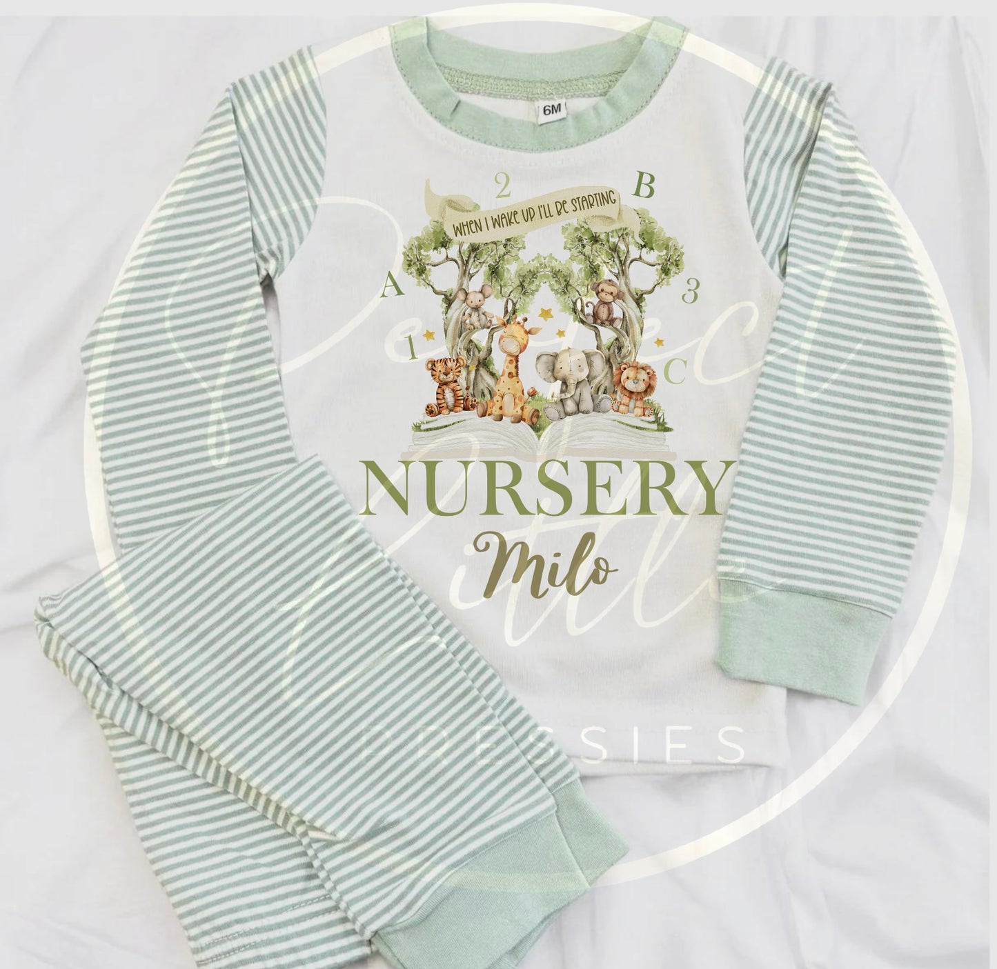Starting Nursery Pyjamas Woodland Design