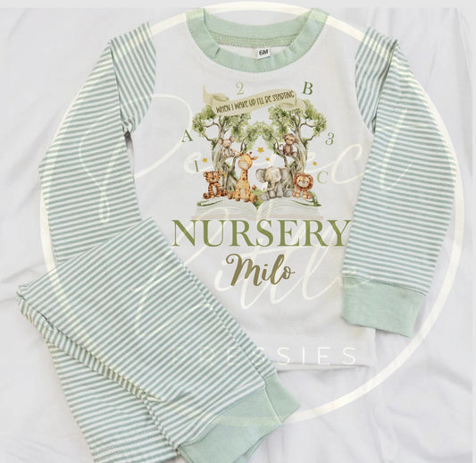 Starting Nursery Pyjamas Woodland Design