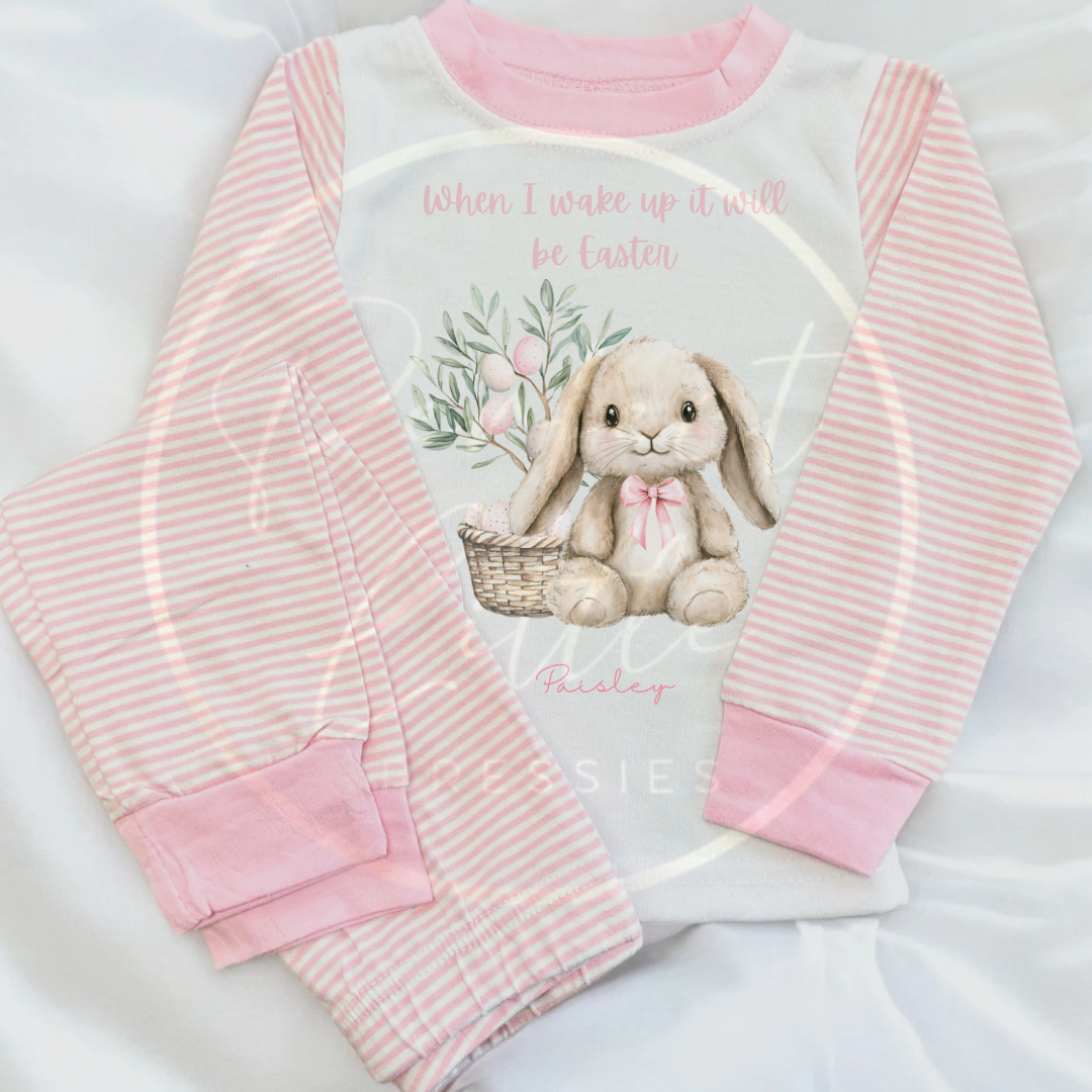 Easter - When I Wake Up Soft Egg Bunny Pyjamas