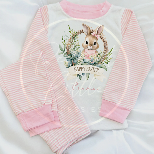 Easter - Bunny Wreath Pyjamas