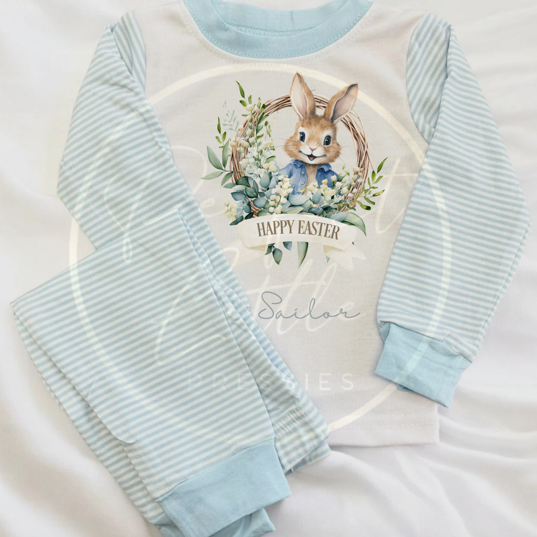 Easter - Bunny Wreath Pyjamas