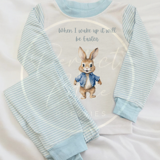 Easter - When I Wake Up Bunny Jacket Pyjamas