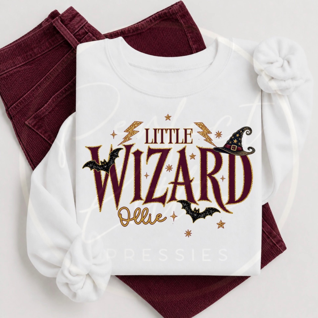 Kids Sweatshirt - Little Wizard Halloween