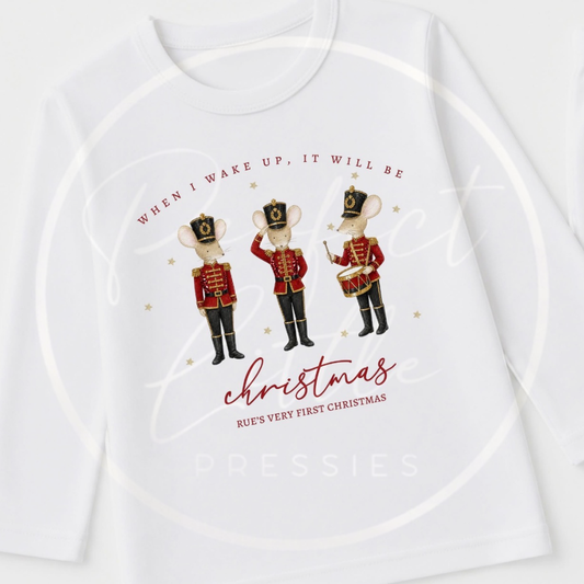 Pyjamas - When I Wake Up Christmas Mouse Soldier