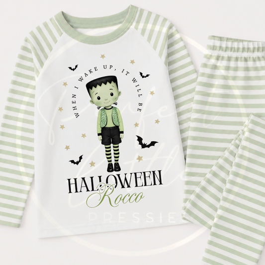 Pyjamas - Green Halloween