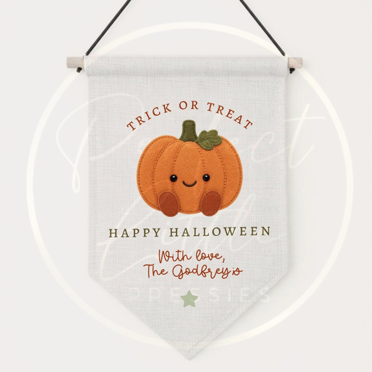 Hanging Pendant Sign - Halloween Pumpkin