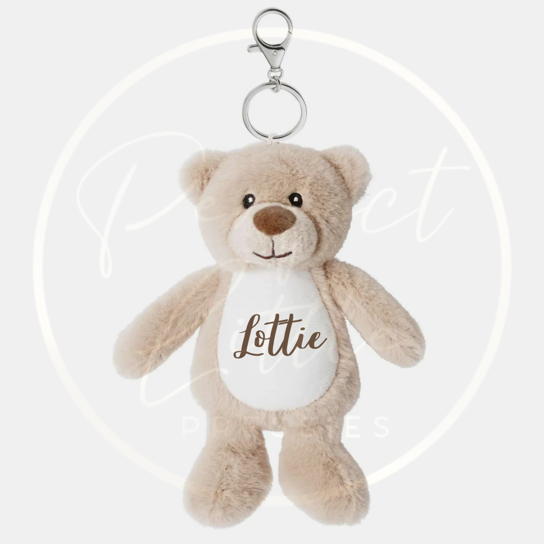 Teddy Key Chain - Text