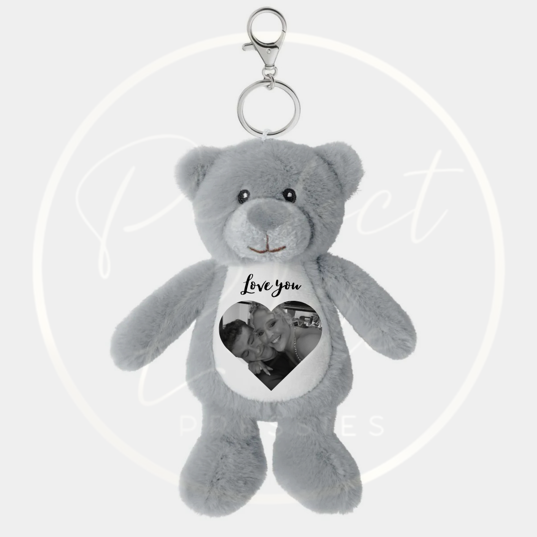 Teddy Key Chain - Picture/Text