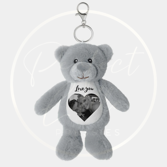 Teddy Key Chain - Picture/Text