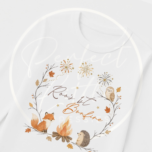 Pyjamas/Lounge Set - Stick Wreath Bonfire