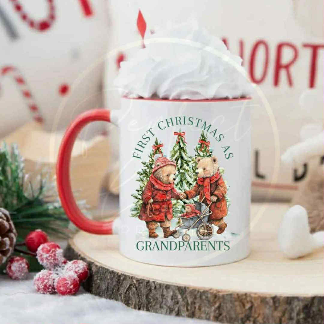 Christmas Mug - First Christmas Grandparents