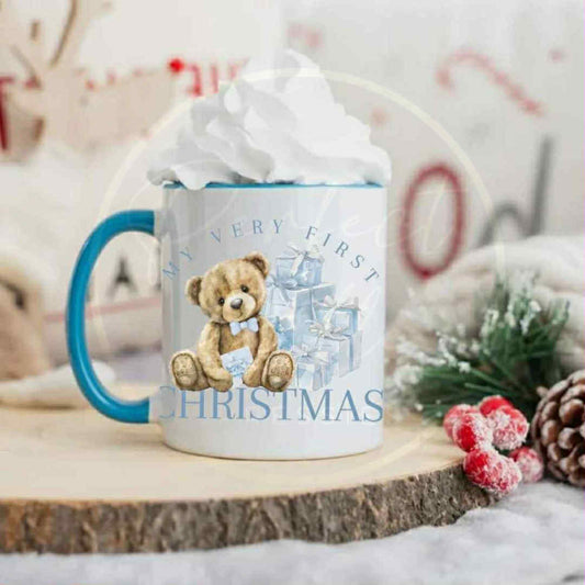 Christmas Mug - Blue Bear First Christmas