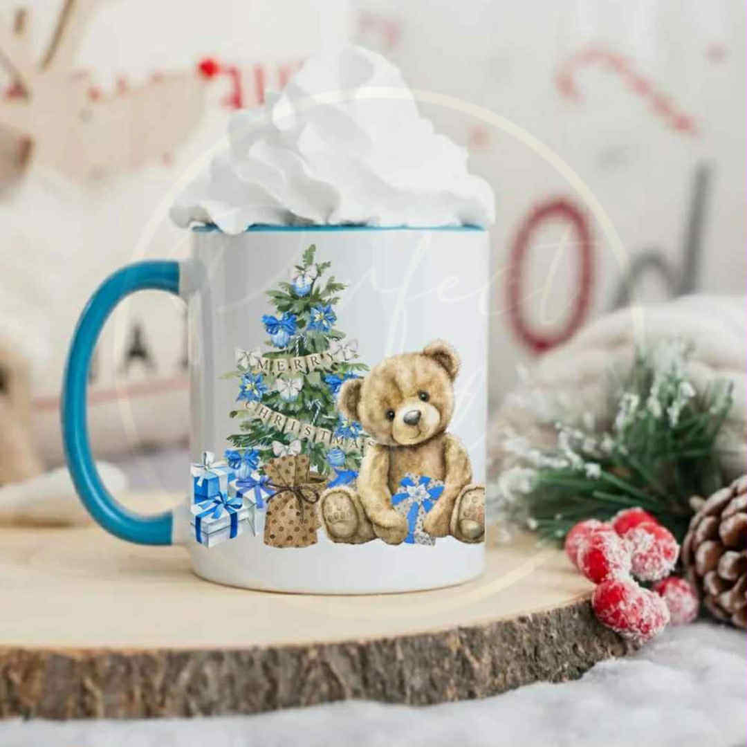 Christmas Mug - Blue Bear Mug