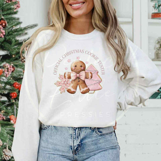 Christmas Women's Sweatshirt - Cookie Tester